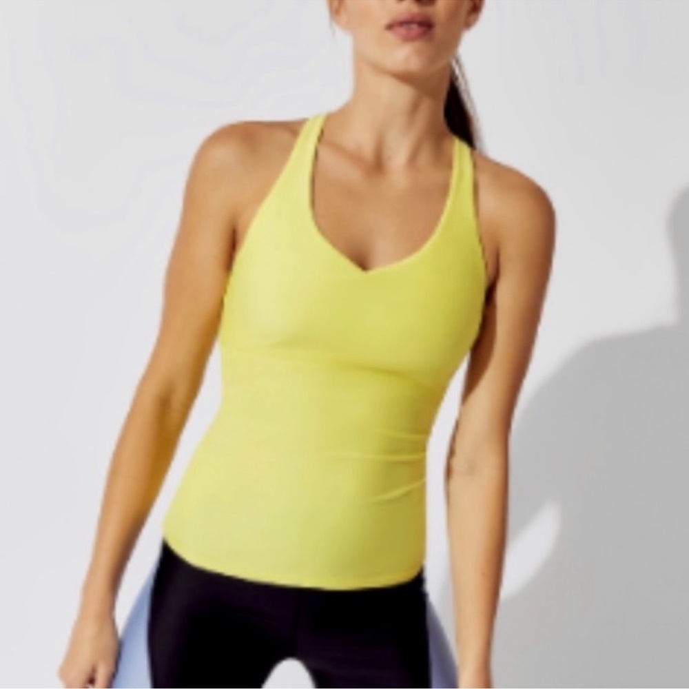 CARBON38 crisscross back tank top